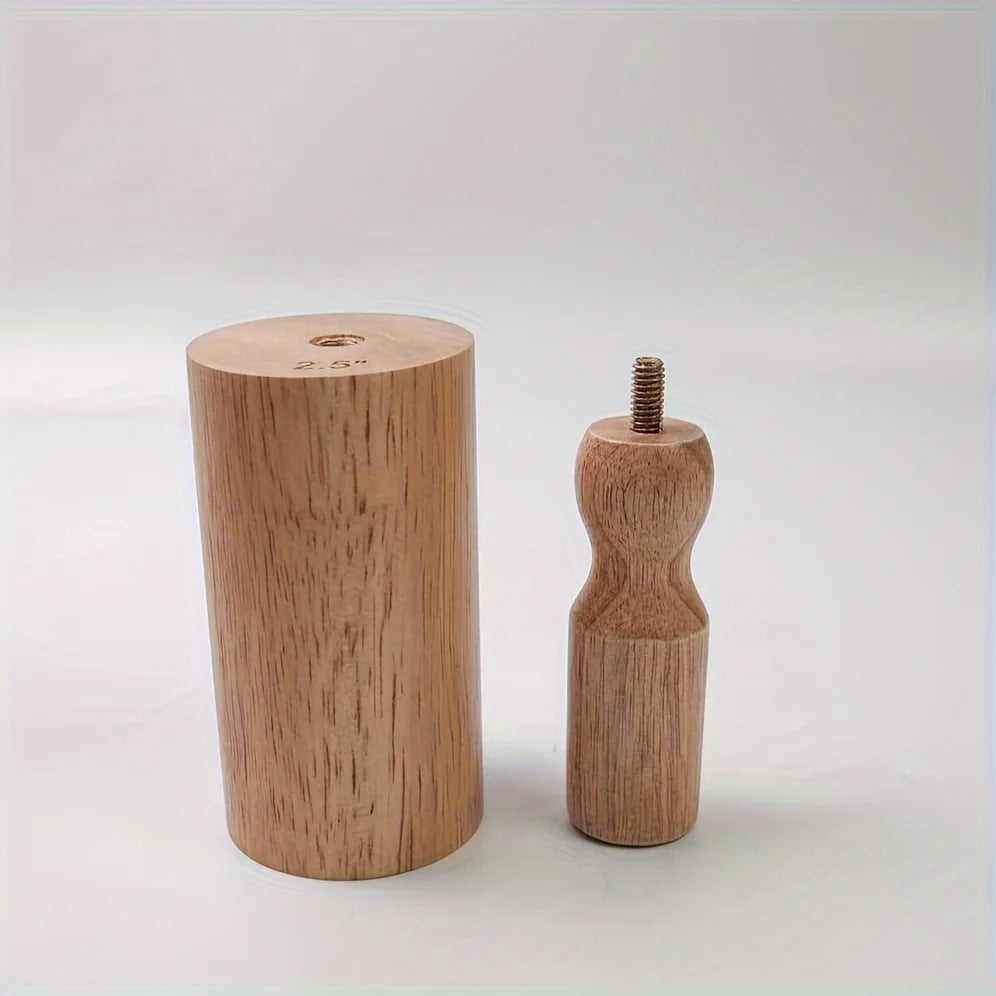 MMOOKA MMOOKA 3 Pcs Cup Pottery Molds 2.5'', 3.1'', 3.7'' Plaster Molds Mug Vase Tools with Handle Pottery Wood Slump Press Mold for Cup MugMMOOKA.COM