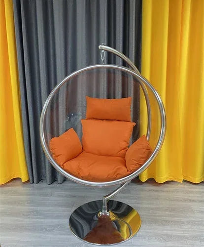 MMOOKA Bubble Chair Transparent Glider Single Cradle Chairs Indoor Balcony Lazy Hanging Basket Swing Rocking Chair Outdoor Egg Chairs
