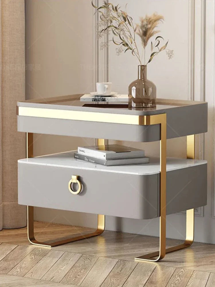 MMOOKA Storage Bedside Table Bedroom Closet Furniture Computer Coffee Table Dressing Office Study Armarios De Dormitorio Nightstand