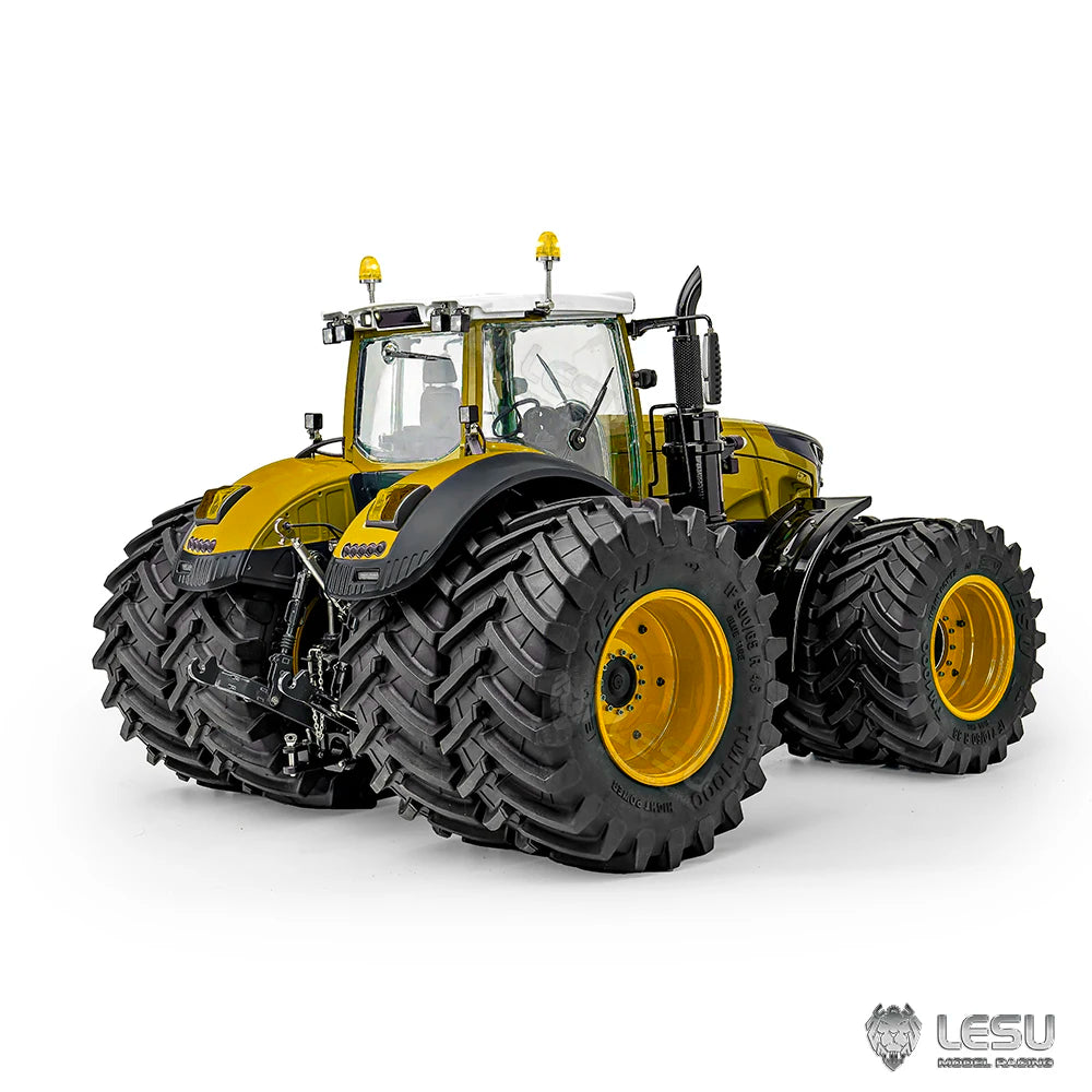 ANTNX Upgraded Lesu 1050 RC Tractor Metal 1/14 Hydraulic 4*4 Doubled Wheel Sound Light System Smoking Simulation Farm Truck Toy Model ANTNX.COM