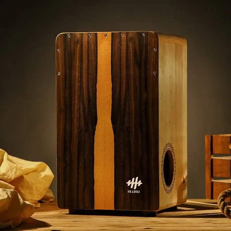 ANTNX Solid Wood Cajon Box Drum Professional Hand Drums Portable Beginner Tambourine Meditation Sounds Fantastic Musical Instrument ANTNX.COM