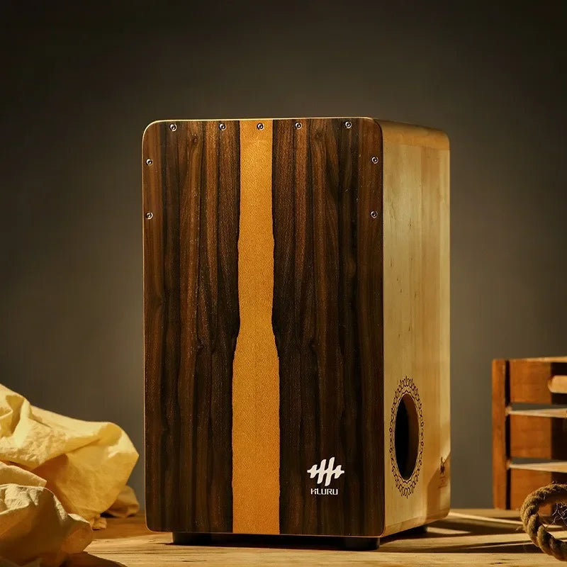 ANTNX Solid Wood Cajon Box Drum Professional Hand Drums Portable Beginner Tambourine Meditation Sounds Fantastic Musical Instrument ANTNX.COM