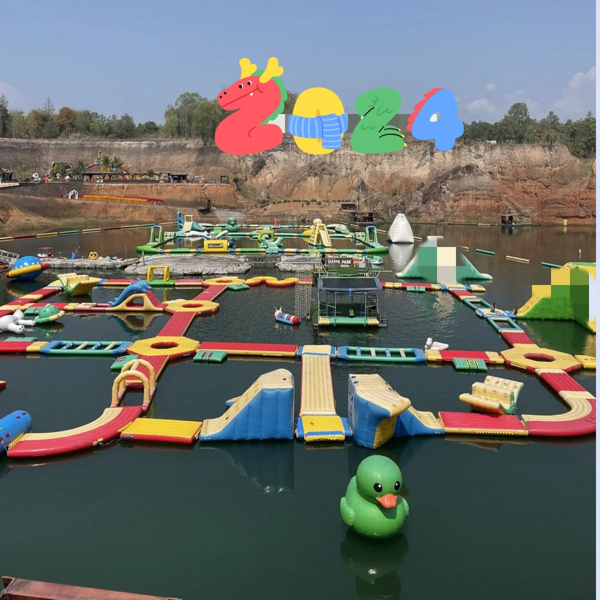 Water Park Game Inflatable Obstacle Course High Quality Inflatable Aqua Park