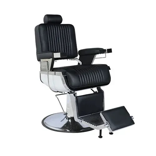 MMOOKA High-end Retro Men's Oil Head Barber Chair Can Be Put Down and Shaving Special Cutting Lifting Hair Equipment Furniture