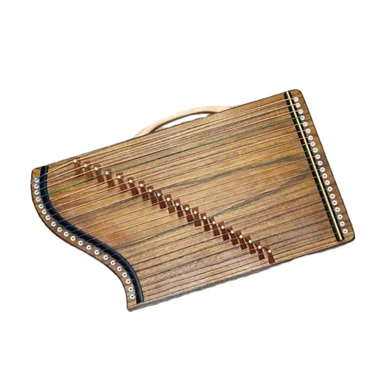 Mini Wooden Guzheng 21-strings Guzheng Professional Traditional Chinese Finger Pick Beginners Musical Instrument Accessories