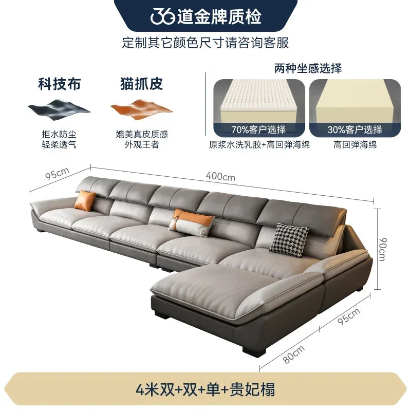 MMOOKA Puff Nordic Couch Living Room Sofas Beds Recliner Corner Sleeper Living Room Sofas Chaiselong Meuble De Chambre Furniture DX50KT