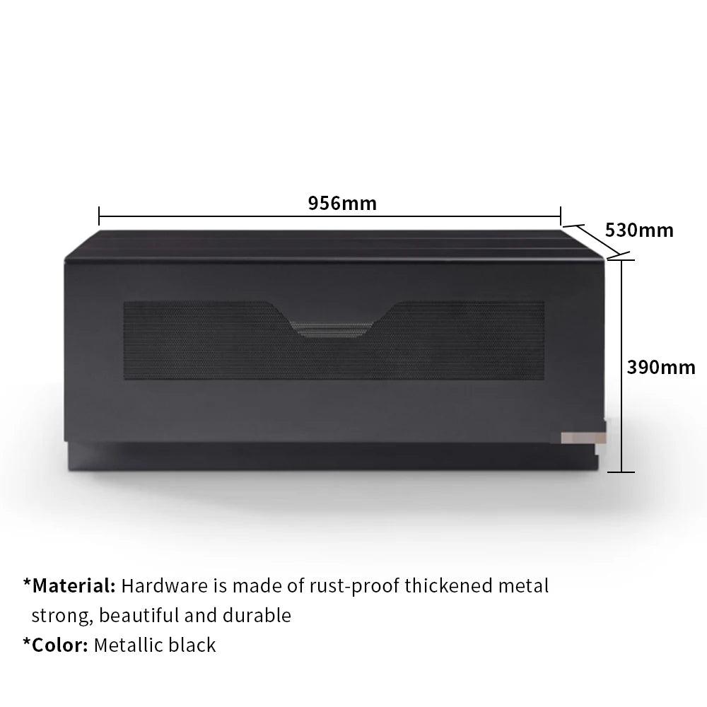 2024 New UST Projector TV Cabinet Ultra Short Throw Laser Remote Motorized Projector Cabinet for Home Theater
