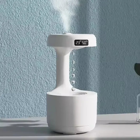 MMOOKA 2025 Latest Household Anti Gravity air Humidifier Ultrasonic Quiet Atmosphere Light Aromatherapy Machine Humidifier Dropshipping