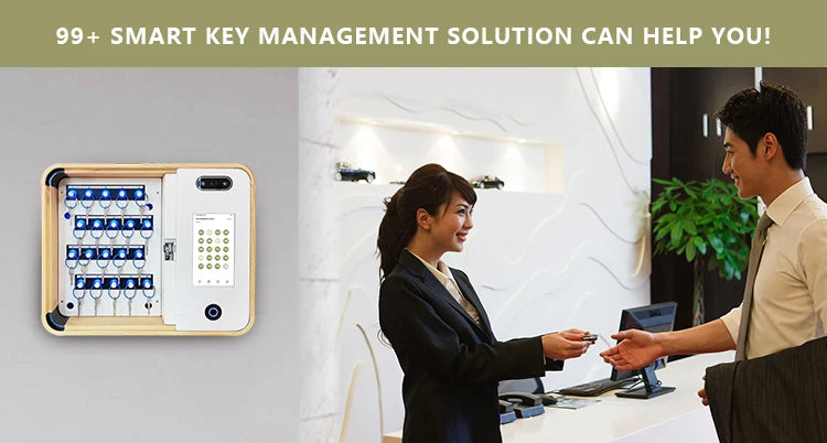 Security Safe Locker Intelligent Fingerprint Office Key Cabinet System Storage