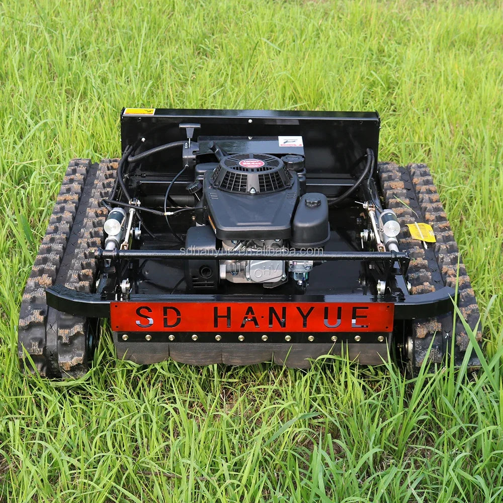 ANTNX Hanyue 600mm Crawler Robot Gasoline Self Propelled Grass Cutter Garden Remote Control Lawn Mower For Sale ANTNX.COM