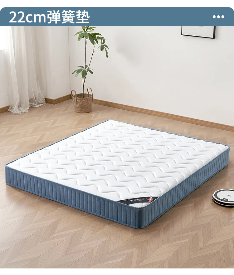 Natural latex coconut palm whole mesh spring for children and elderly spine protection 20cm tatami mattress, anti mite and antib