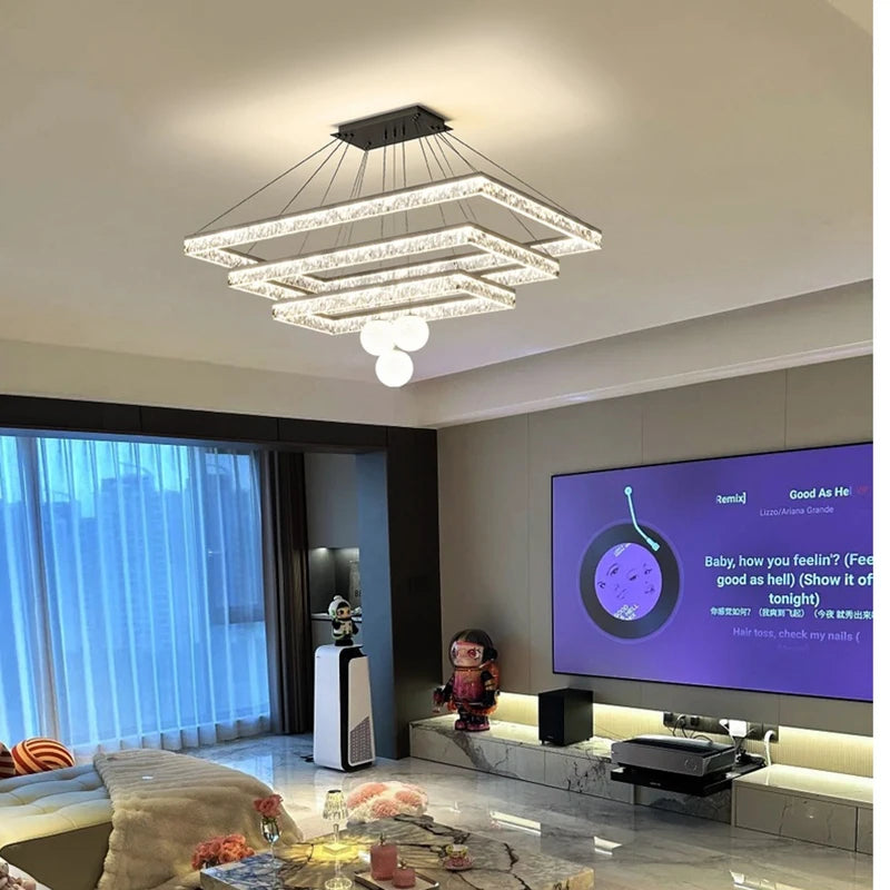 Modern Simple living room chandelier indoor lighting Ceiling lamp hanging light led Chandeliers for living room indoor lightin