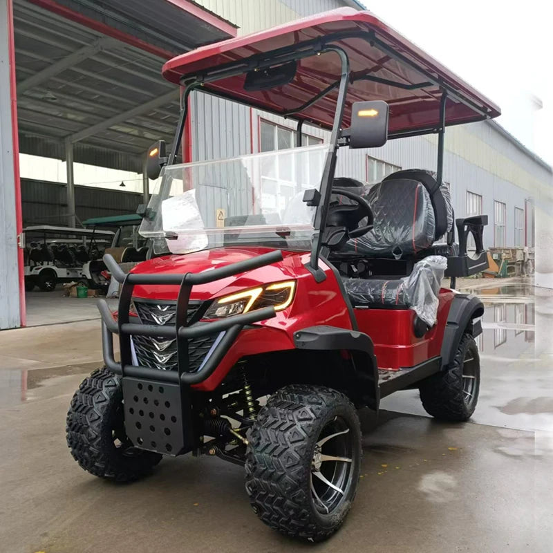 ANTNX Sightseeing 60V 72V Lithium Battery 4 Wheel Drive 4000W 5000W 7500W 4 Seater Electric Golf Cart With Luggage Carrier ANTNX.COM