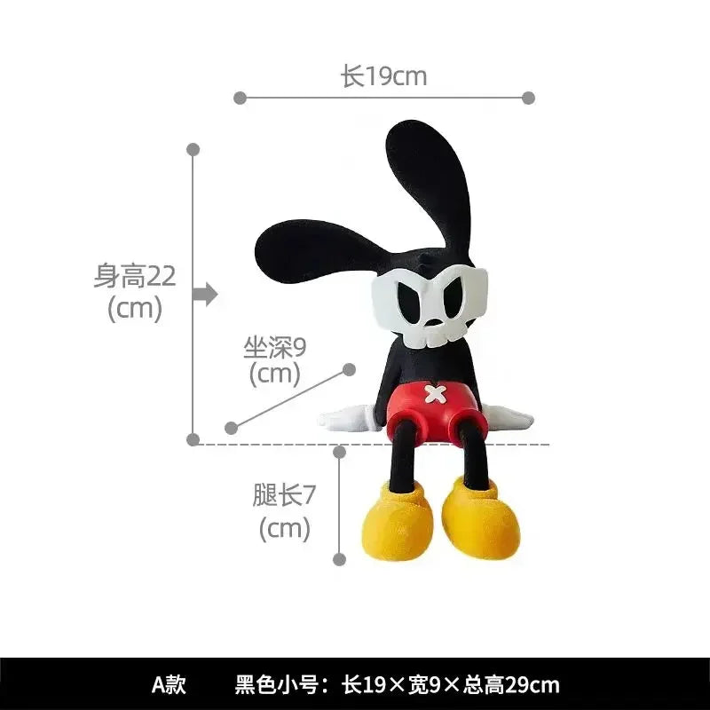 ANTNX Creative Children's Room Wearing Mask, Rabbit Sitting Posture Decoration, Home Living Room, TV Cabinet, Sofa Soft Decorations ANTNX.COM