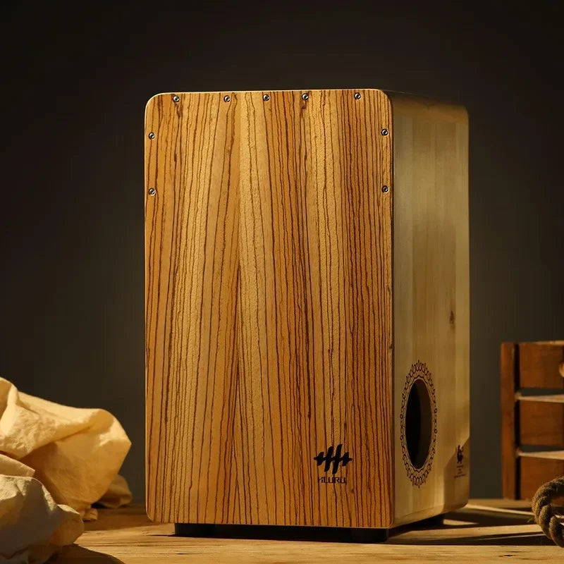 ANTNX Solid Wood Cajon Box Drum Professional Hand Drums Portable Beginner Tambourine Meditation Sounds Fantastic Musical Instrument ANTNX.COM