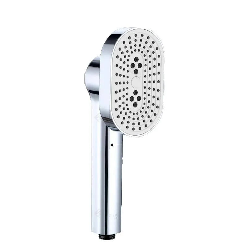 MMOOKA Rotatable Plastic Bathroom Accessories Water Handheld High Pressure Shower Head Pressurized Massage Home Universal Bath Chrome MMOOKA.COM