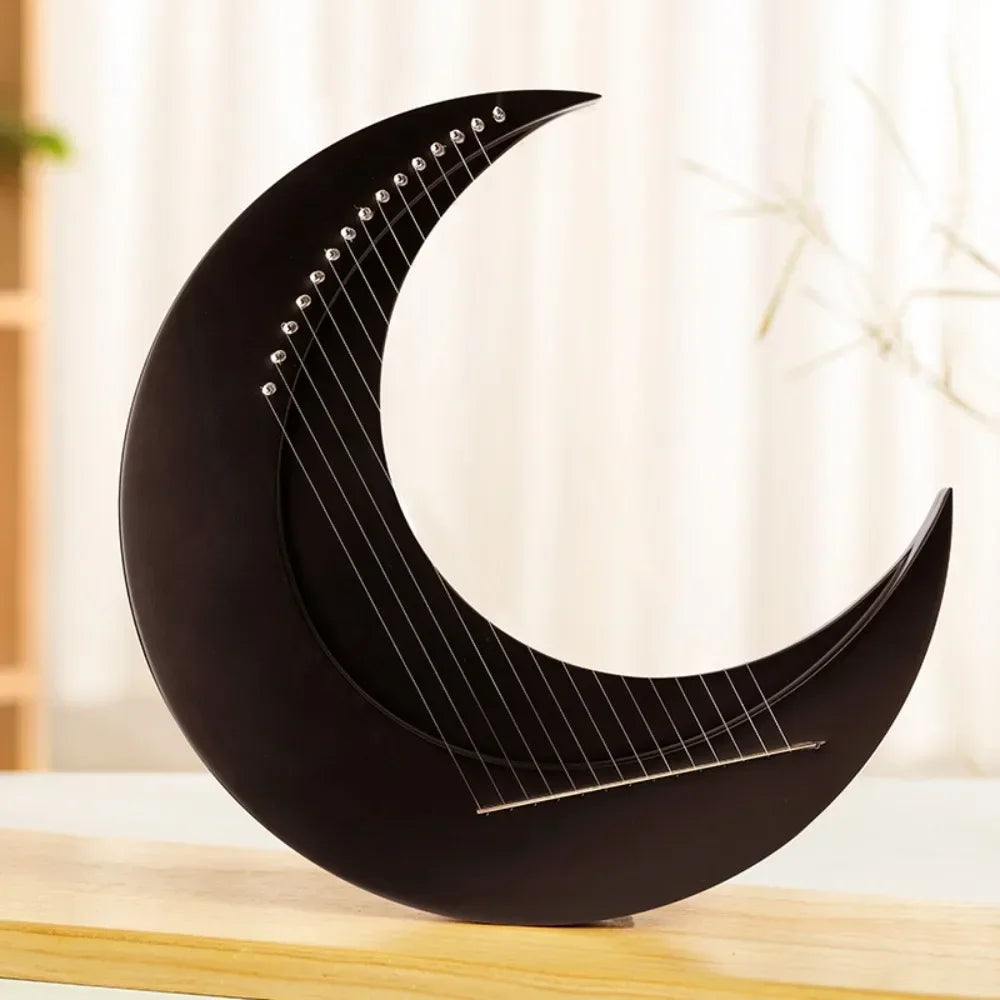 Portable Harp 15-string Lyre Beginner 10-string Lyre Small Harp Unique Art Design Chinese Musical Stringed Instruments