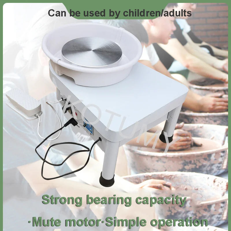 MMOOKA MMOOKA 25cm Electric Wheel Pottery Lathes Machine 350W Ceramic Clay Ceramic Wheel Machine Wheel Machine DIY 110-220VMMOOKA.COM