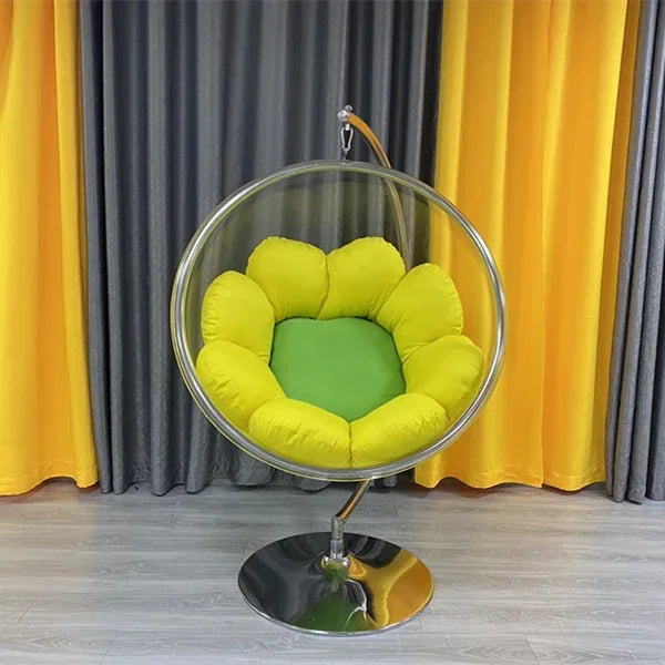 MMOOKA Bubble Chair Transparent Glider Single Cradle Chairs Indoor Balcony Lazy Hanging Basket Swing Rocking Chair Outdoor Egg Chairs