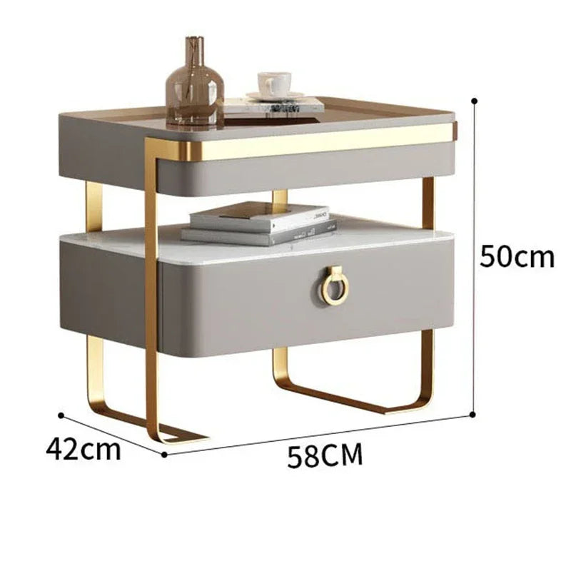 MMOOKA Storage Bedside Table Bedroom Closet Furniture Computer Coffee Table Dressing Office Study Armarios De Dormitorio Nightstand