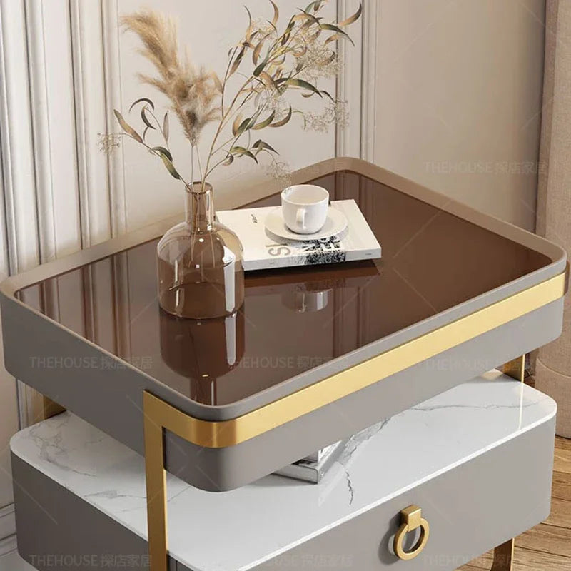 MMOOKA Storage Bedside Table Bedroom Closet Furniture Computer Coffee Table Dressing Office Study Armarios De Dormitorio Nightstand