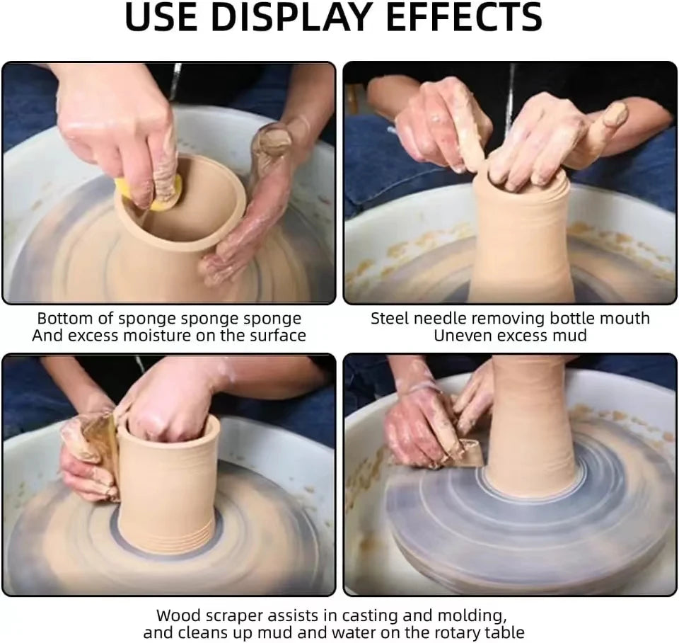 MMOOKA MMOOKA 8Pcs/Set Clay Tools DIY Ceramics Molding Tools Wood Knife Pottery Tool Set Clay Sculpting Kits Carving Ceramic Tools PracticalMMOOKA.COM