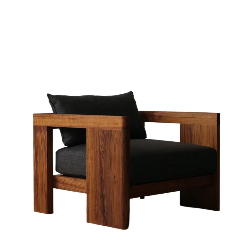ANTNX Individual Wooden Living Room Chairs Modern Design Design Relax Living Room Chairs Balcony Luxury Sillon Lounge Suite Furniture ANTNX.COM