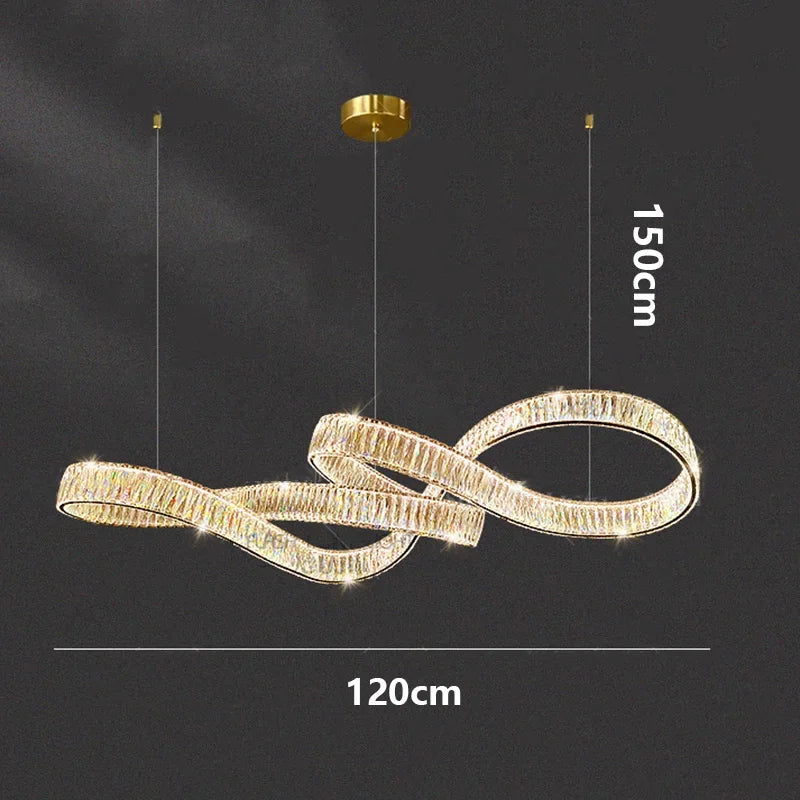 home decorationPendant lights, luxury crystal living room chandelier, dining room Pendant lamp, ceiling light, indoor lighting
