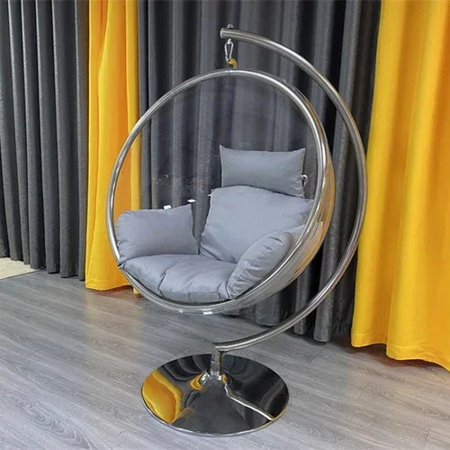 MMOOKA Bubble Chair Transparent Glider Single Cradle Chairs Indoor Balcony Lazy Hanging Basket Swing Rocking Chair Outdoor Egg Chairs