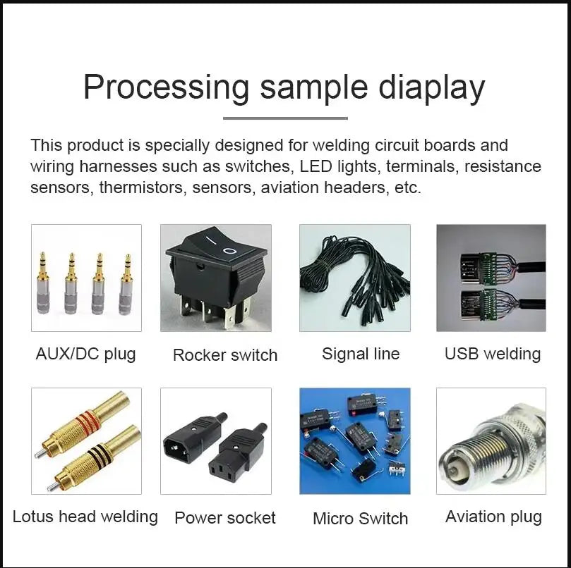 Semi Automatic Soldering Machine USB Charging Data Cable 110V 150W Welding Equipment Automatic Sensing Foot Soldering