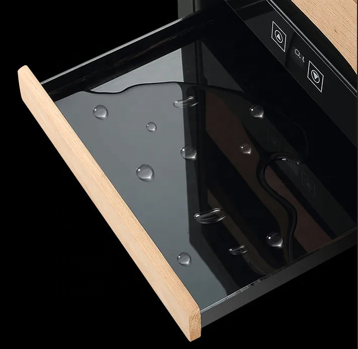 Semiconductor cigar Display Humidor cabinet with pure and elegant cedar wood