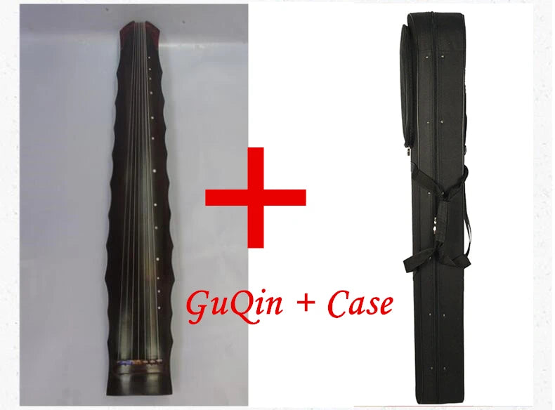 SevenAngel New Chinese GuQin Luoxia Style 7 Strings zither Chinese traditional musical instrument Guqin With Book and Tuner
