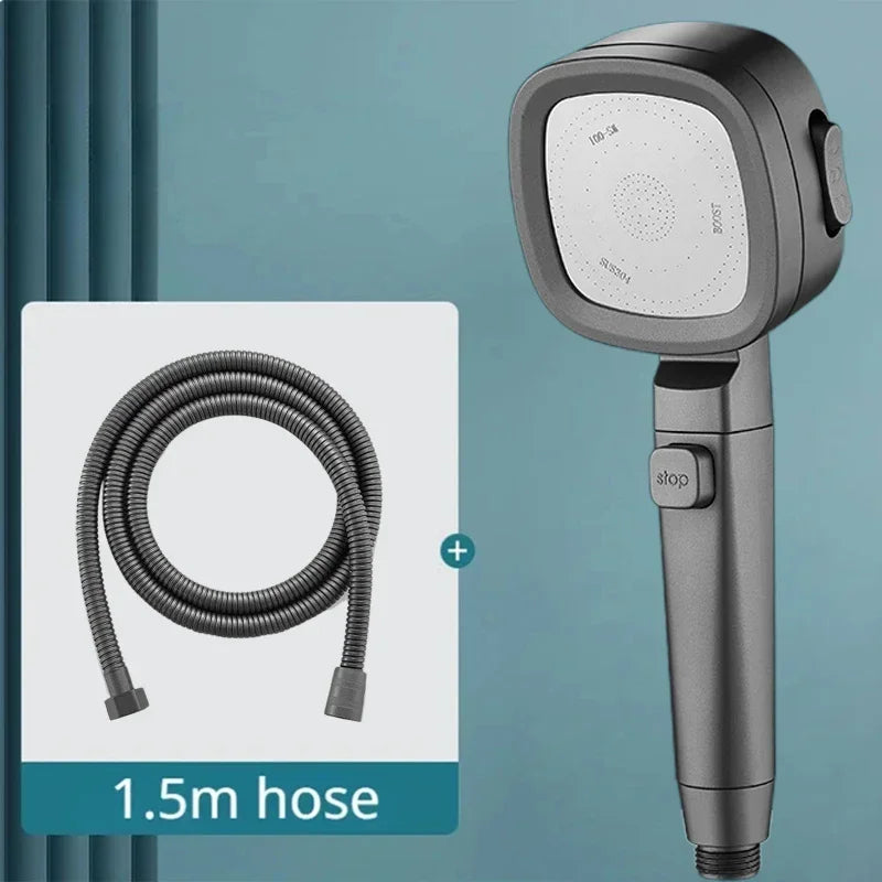 MMOOKA High Pressure Shower Head Water Saving 3-Modes Shower Heads Hanging Adjustable Water Massage Sprayer Bathroom 2025 New MMOOKA.COM