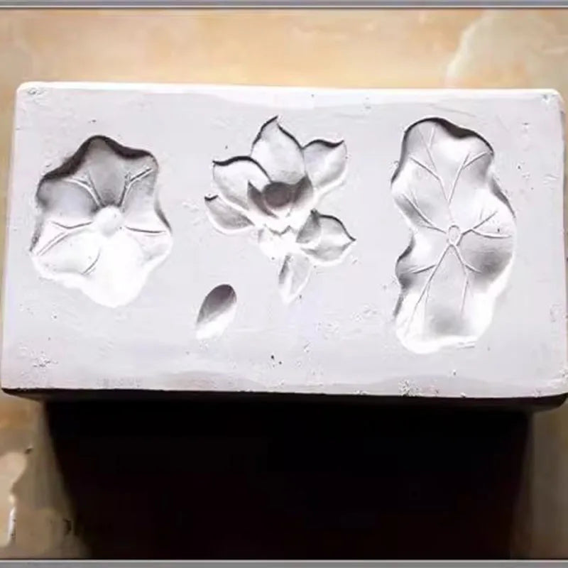 MMOOKA MMOOKA Differents Kinds of Flower Bamboo Pattern Molds For Handmade DIY Pottery Ceramic Porcelain Gypsum Moulds Art ToolsMMOOKA.COM