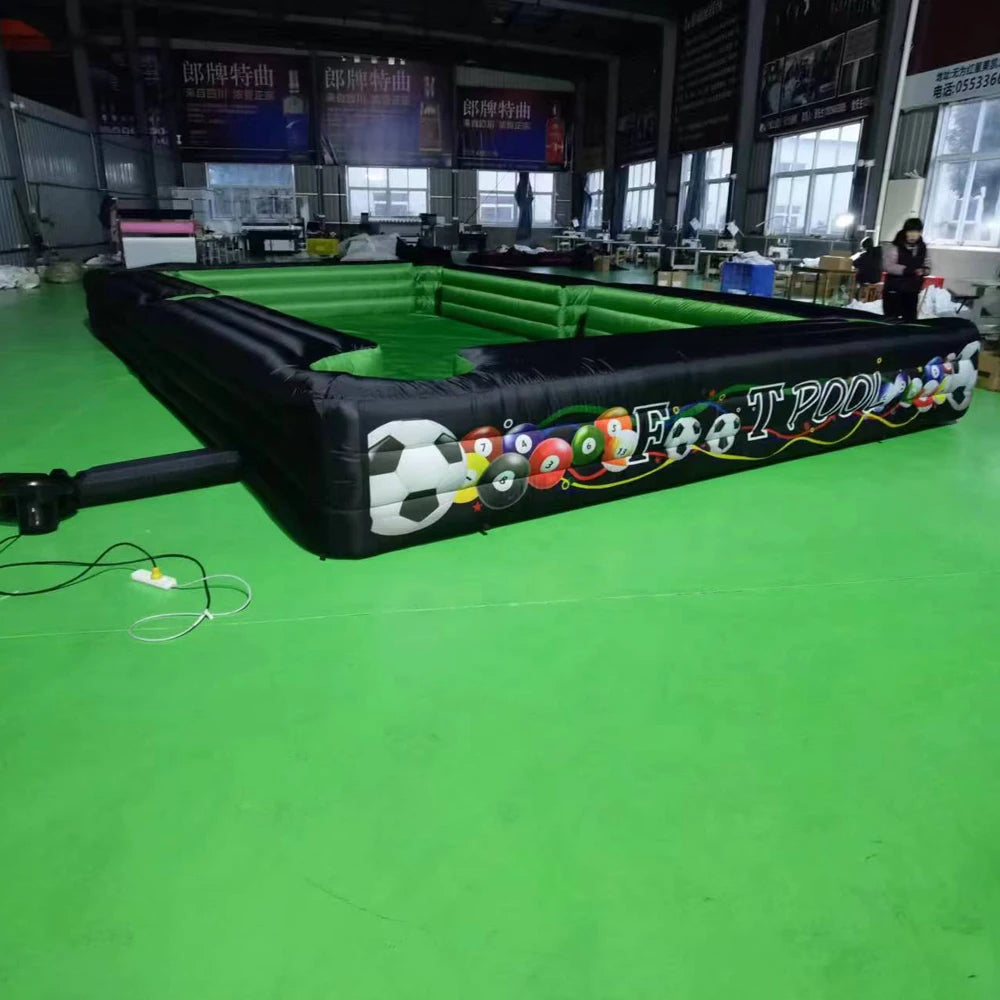 ANTNX Commercial Inflatable Snooker Soccer Pool Inflatable Snookball Table Giant Outdoor Human Billiards For Events Carnival Games ANTNX.COM