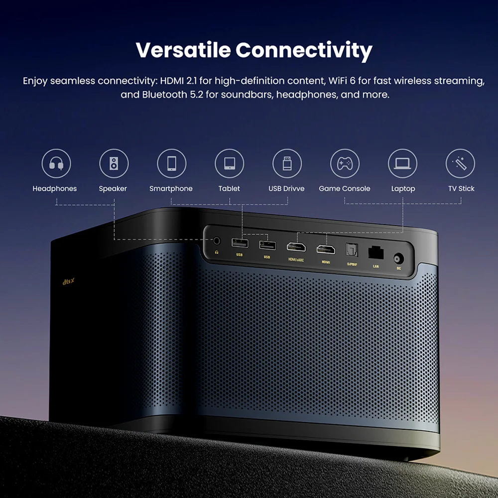 ANTNX 4K Laser Projector 3D Dangbei Mars Pro 2 Auto Focus HD 4K 1080P Home Theater 3d Dlp Projector 3D Laser Projector ANTNX.COM