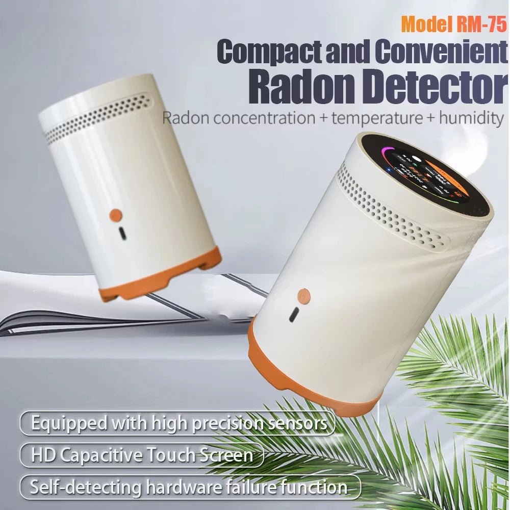 ANTNX Home Radon Detector RM-75OEM Intelligent Air Quality Radon Monitoring Sensor Pulse Radon Module Sensor Rs9a Sensor ANTNX.COM