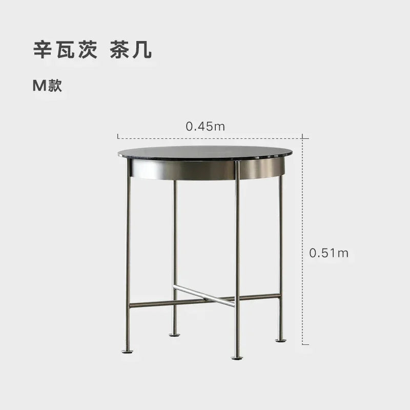 MMOOKA Nordic Black Glass Large Coffee Tables Minimalist Design Living Room Center Coffee Tables Transparent Storage Muebles Furniture