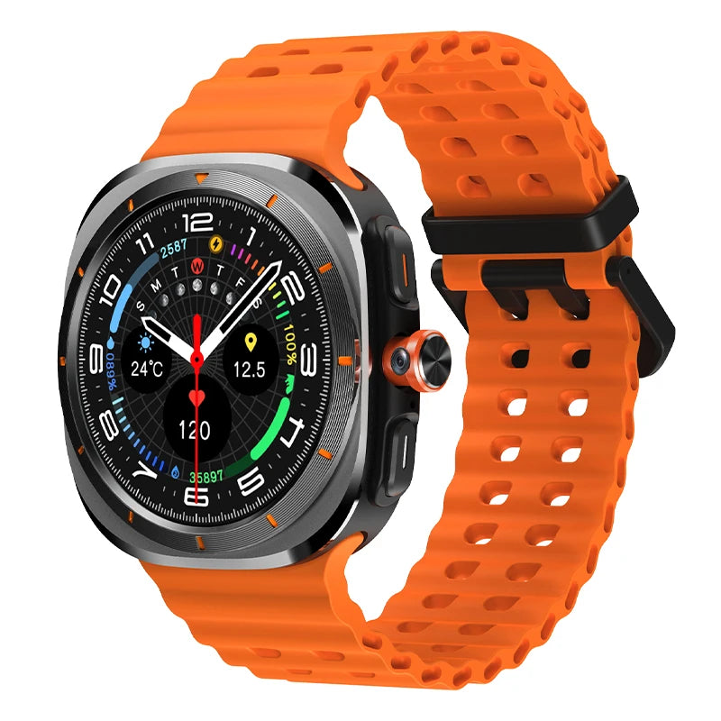 MMOOKA Smart Watch Smartwatch 4G SIM Card 2025 Android Play Store 1.48 Inch AMOLED HW S12 Call TikTok Camera Video Call Ultra GPS WIFI