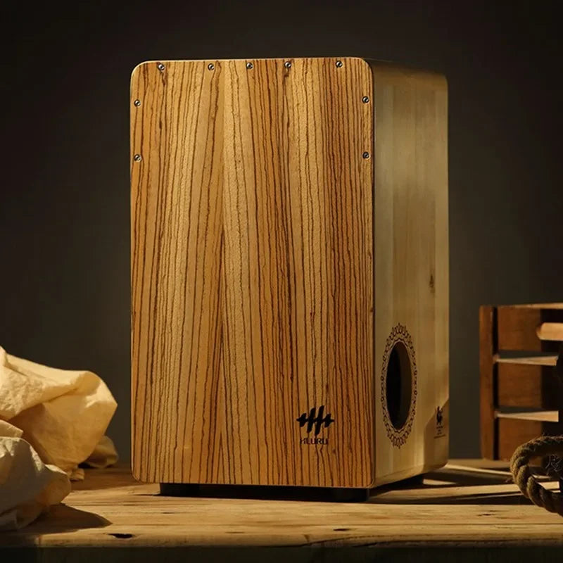 ANTNX Solid Wood Cajon Box Drum Professional Hand Drums Portable Beginner Tambourine Meditation Sounds Fantastic Musical Instrument ANTNX.COM