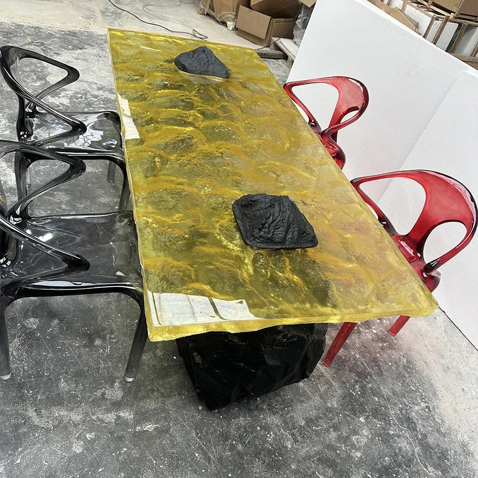 ANTNX Luxury Modern Coffee Table Organizer Aesthetic Transparent Coffee Table Minimalist Italian Standing Glass Meubles Furniture ANTNX.COM