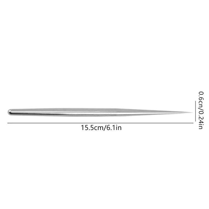 MMOOKA MMOOKA 1PC Stainless Steel Pottery Modeling Stick Acupressure Texture Creasing Indentation Sharp Pottery Clay Carving Clay ToolMMOOKA.COM