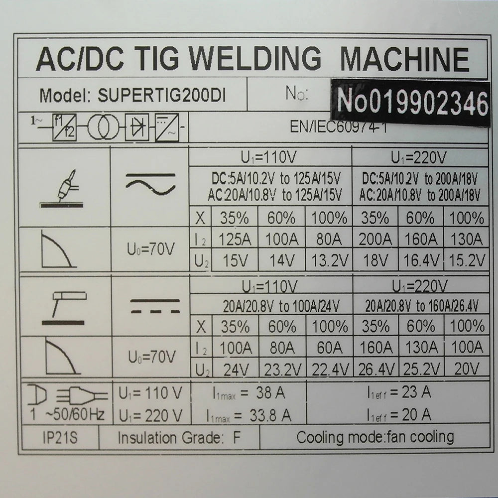 ANTNX 230V Tig Welding Machine AC DC Aluminum Automatic Tig Welding Machine ANTNX.COM