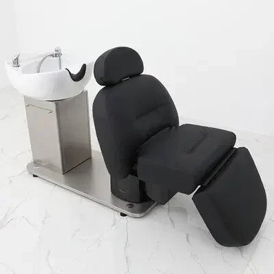 MMOOKA j Barber Shop Shampoo Chair for Hair Half Lying Shampoo Chair Sitting Beauty Flushing Bed