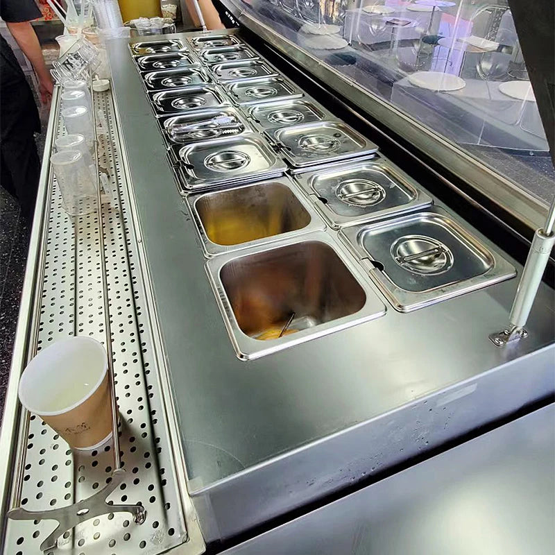 ANTNX 60 Inches 2 Door Mega Top Sandwich Prep Table Refrigerator -Refrigerated Salad Prep Station Counter Table ANTNX.COM
