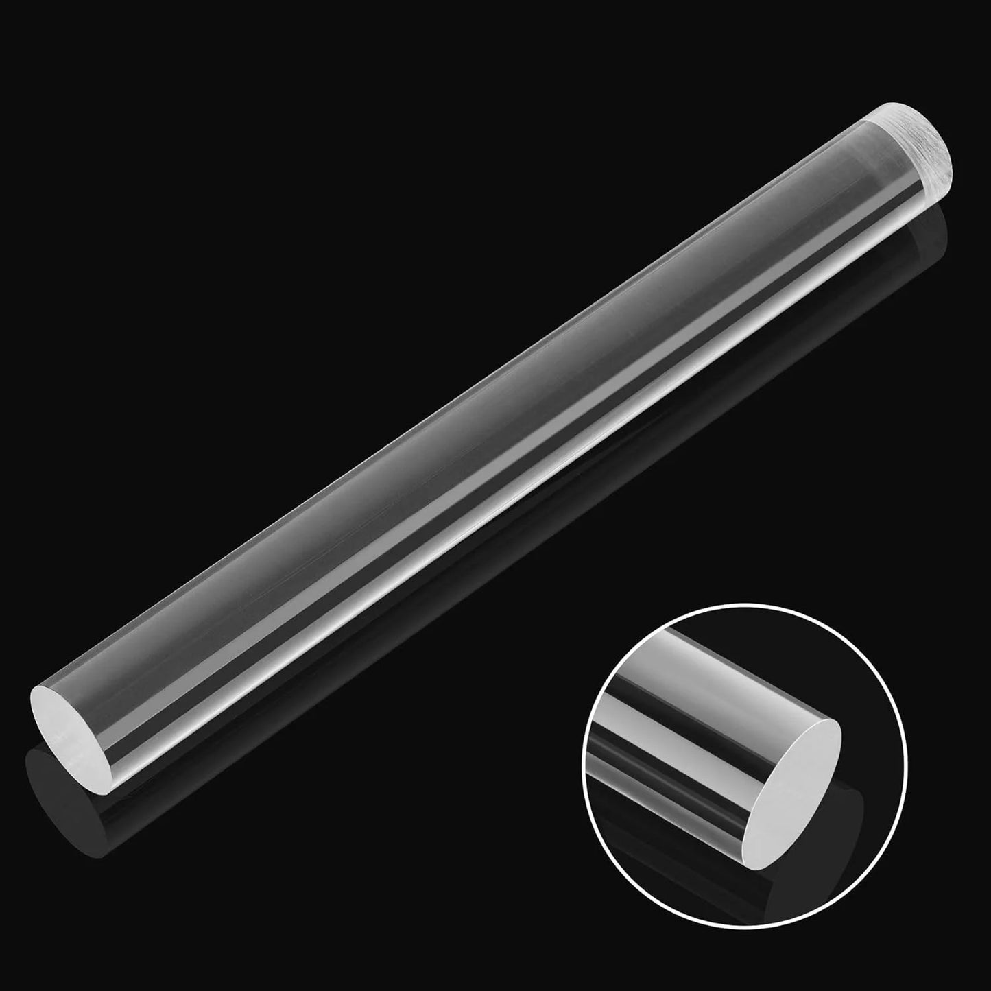 MMOOKA MMOOKA Acrylic Rolling Pin Rod Bar Stick Roller Brayer Polymer Clay Sculpting Pottery Tools DIY Modelling Clay Extruder Craft ToolsMMOOKA.COM