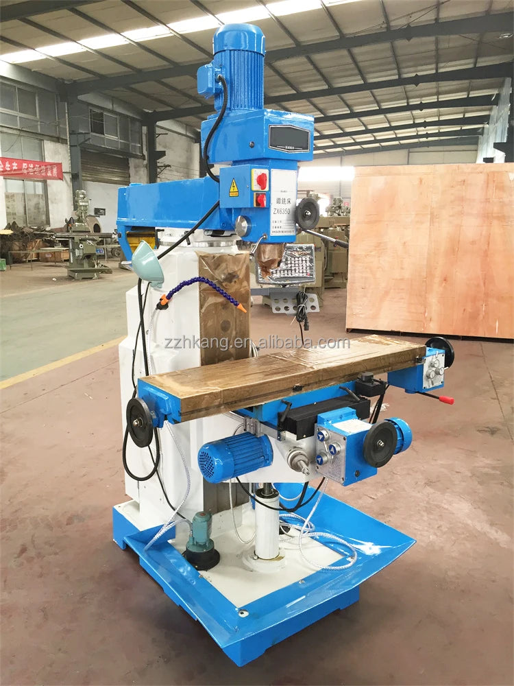 ANTNX Portable Multi Function Vertical Lifting Table Lathe Bench Milling Drilling Machine Zx6350 Manual Drilling and Milling Machine ANTNX.COM