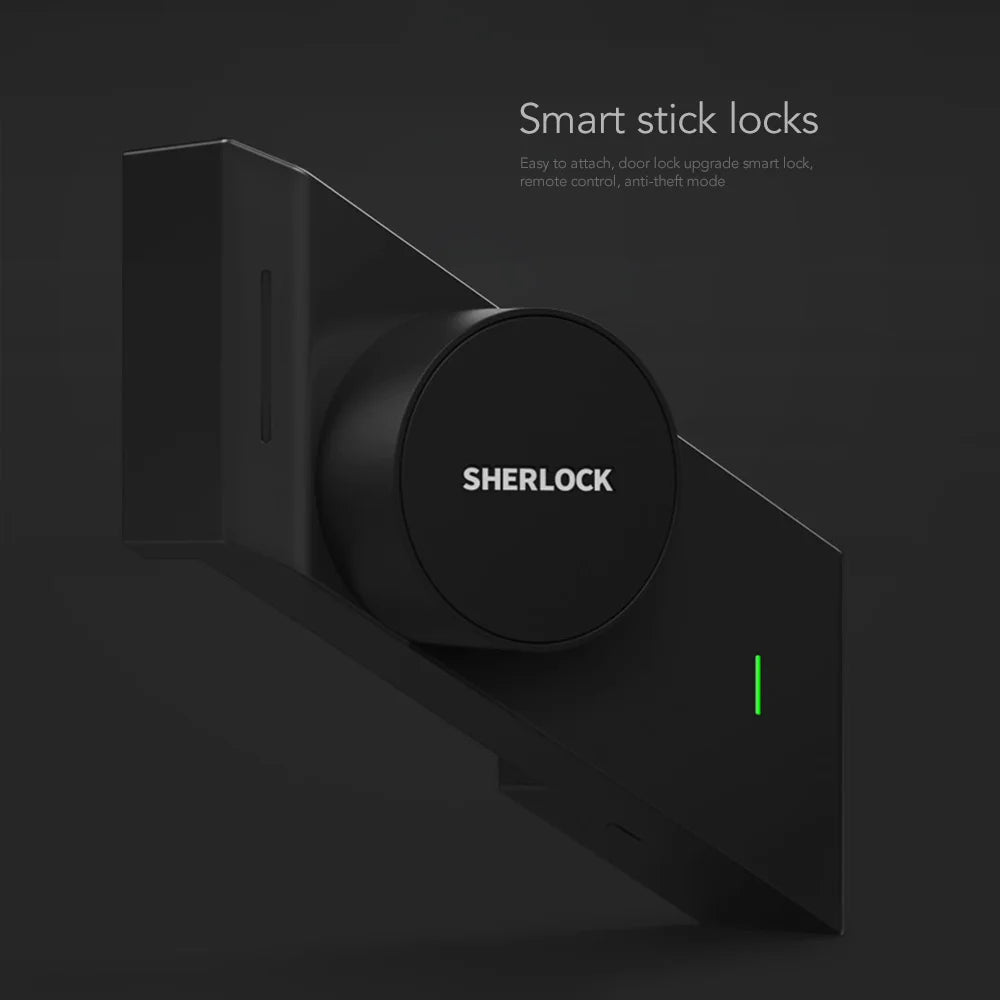 Sherlock S2 Electronic Intelligent Door Lock Smart Lock IOS/Android Home Keyless Wireless Stick Lock Bluetooth App Phone Control