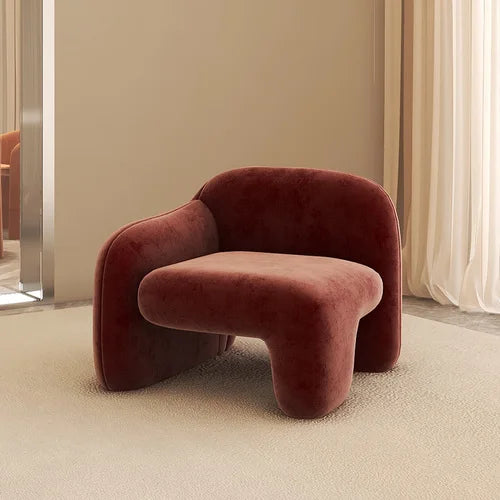 Single person sofa's light luxury, simple design sense, art and creativity of modern balcony leisure area