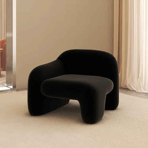 Single person sofa's light luxury, simple design sense, art and creativity of modern balcony leisure area